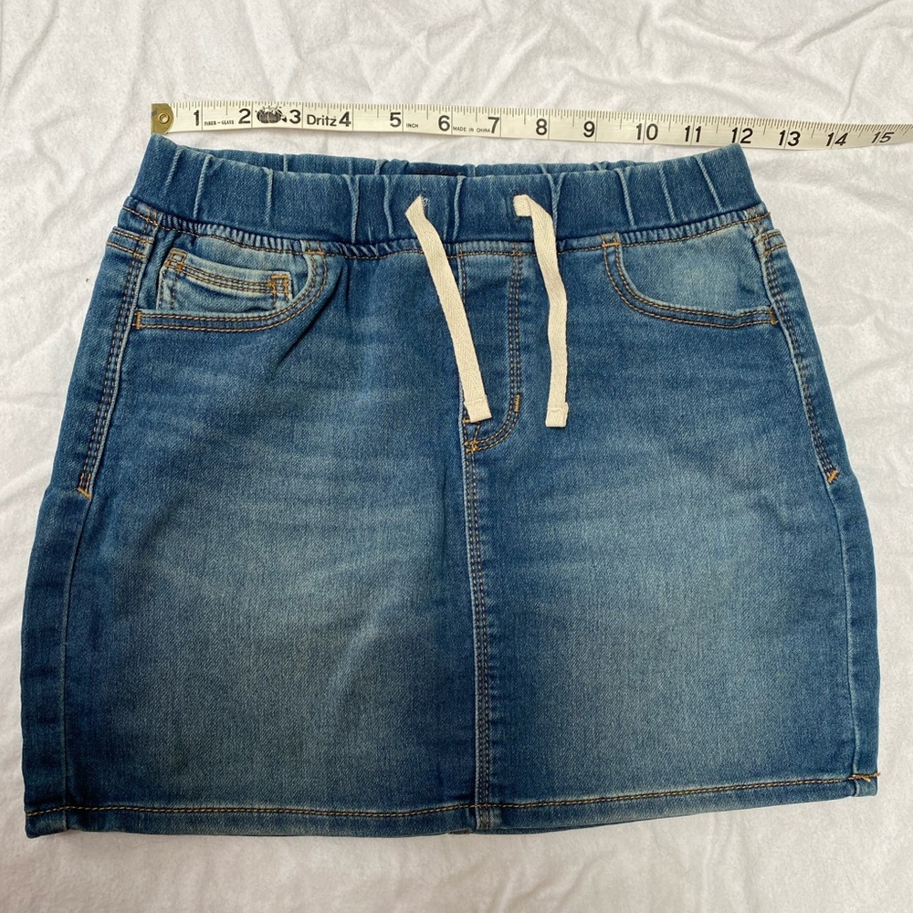 Gap girls denim pull on skirt size large
